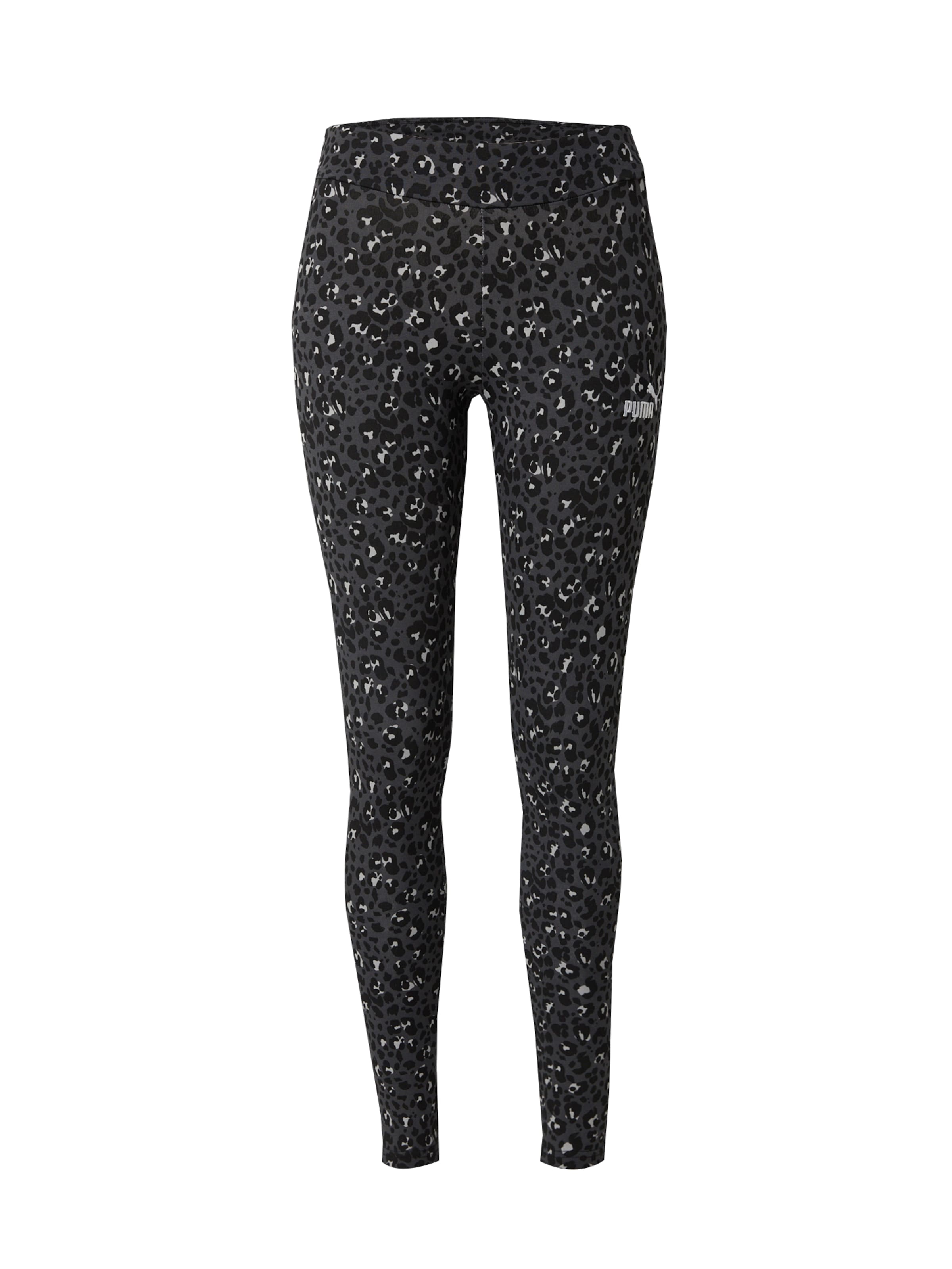 Skinny Pantaloni sportivi 'Essentials' di PUMA in nero: frontale