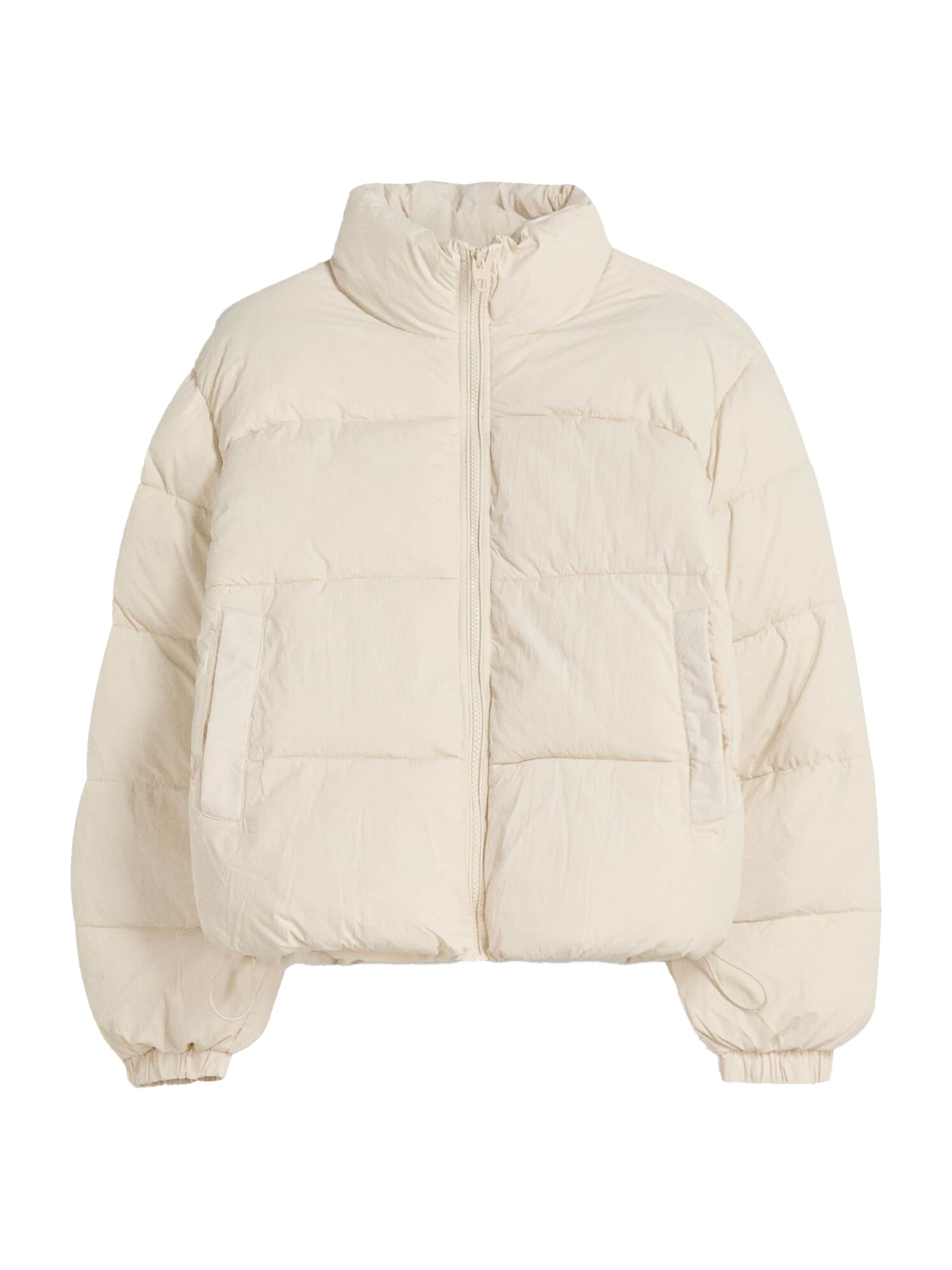 Bershka Winter jacket in Wool white, Item view