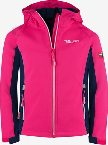 TROLLKIDS Outdoor jacket in Blue: front