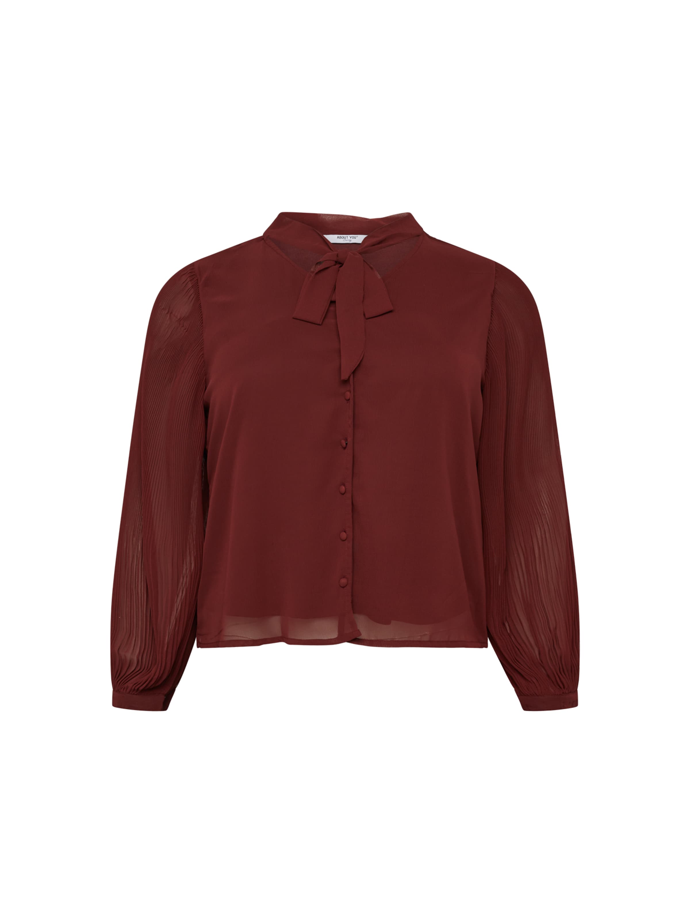 ABOUT YOU Curvy Μπλούζα 'Luzia' σε κόκκινο: μπροστά