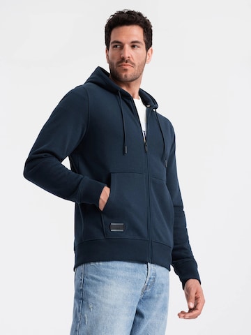 Ombre Sweat jacket 'OM-SSBZ-0160' in Blue
