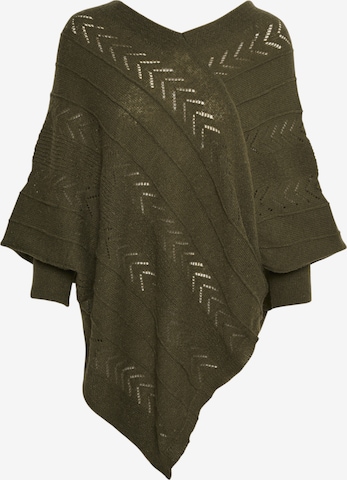 Cream Cape 'Holiday' in Green: front