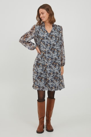 Fransa Shirt Dress in Blue