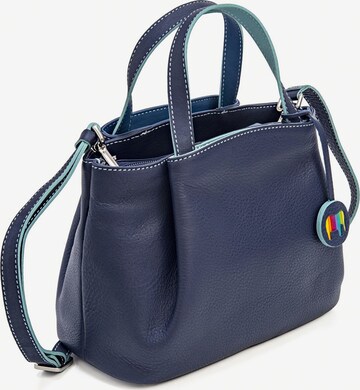 mywalit Verona Handtasche Leder 22 cm in Blau