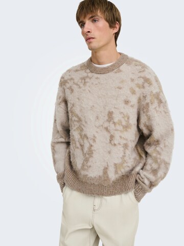 Only & Sons Neulepaita 'ONSWILLIS' värissä beige