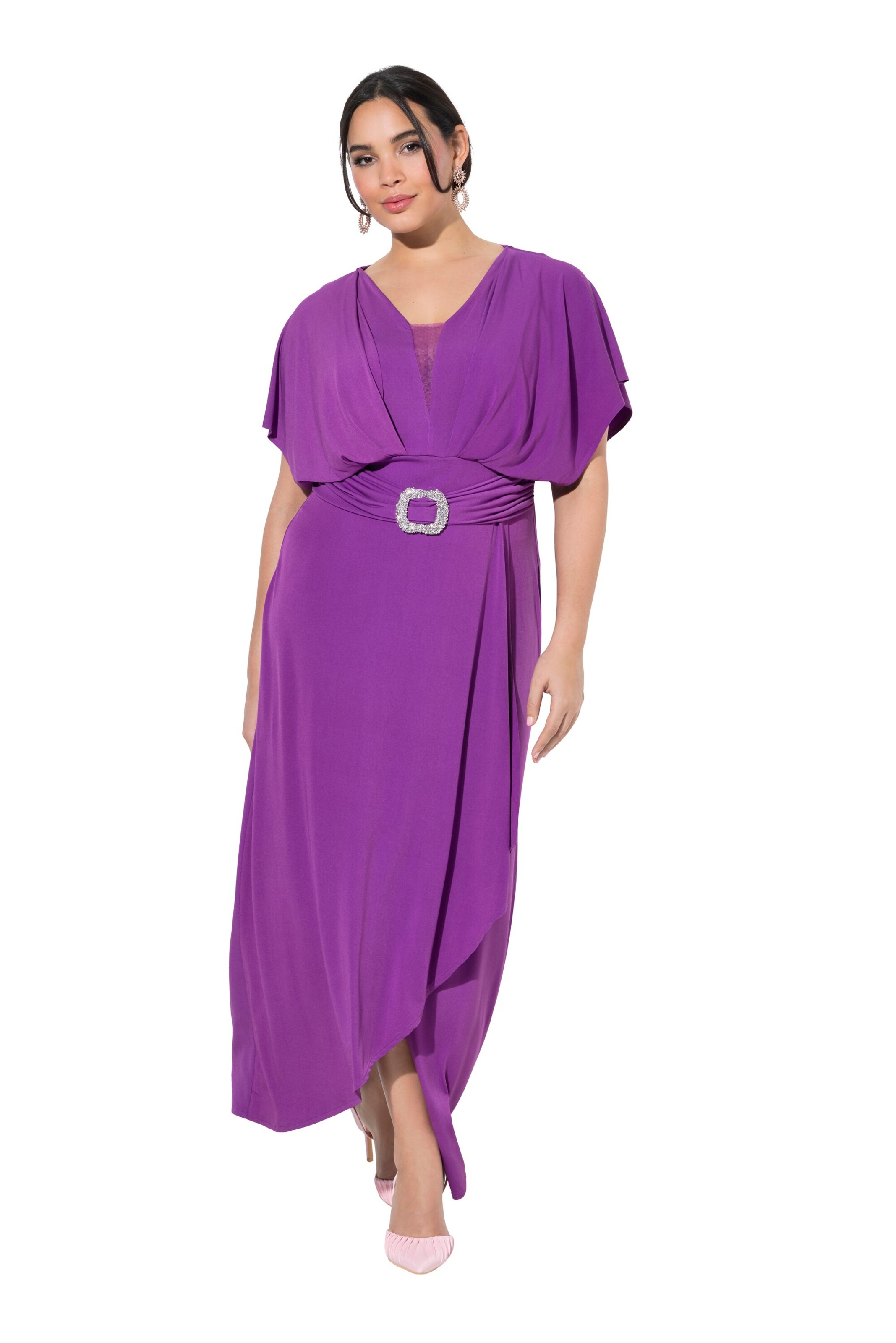 Ulla Popken Dress in Purple: front