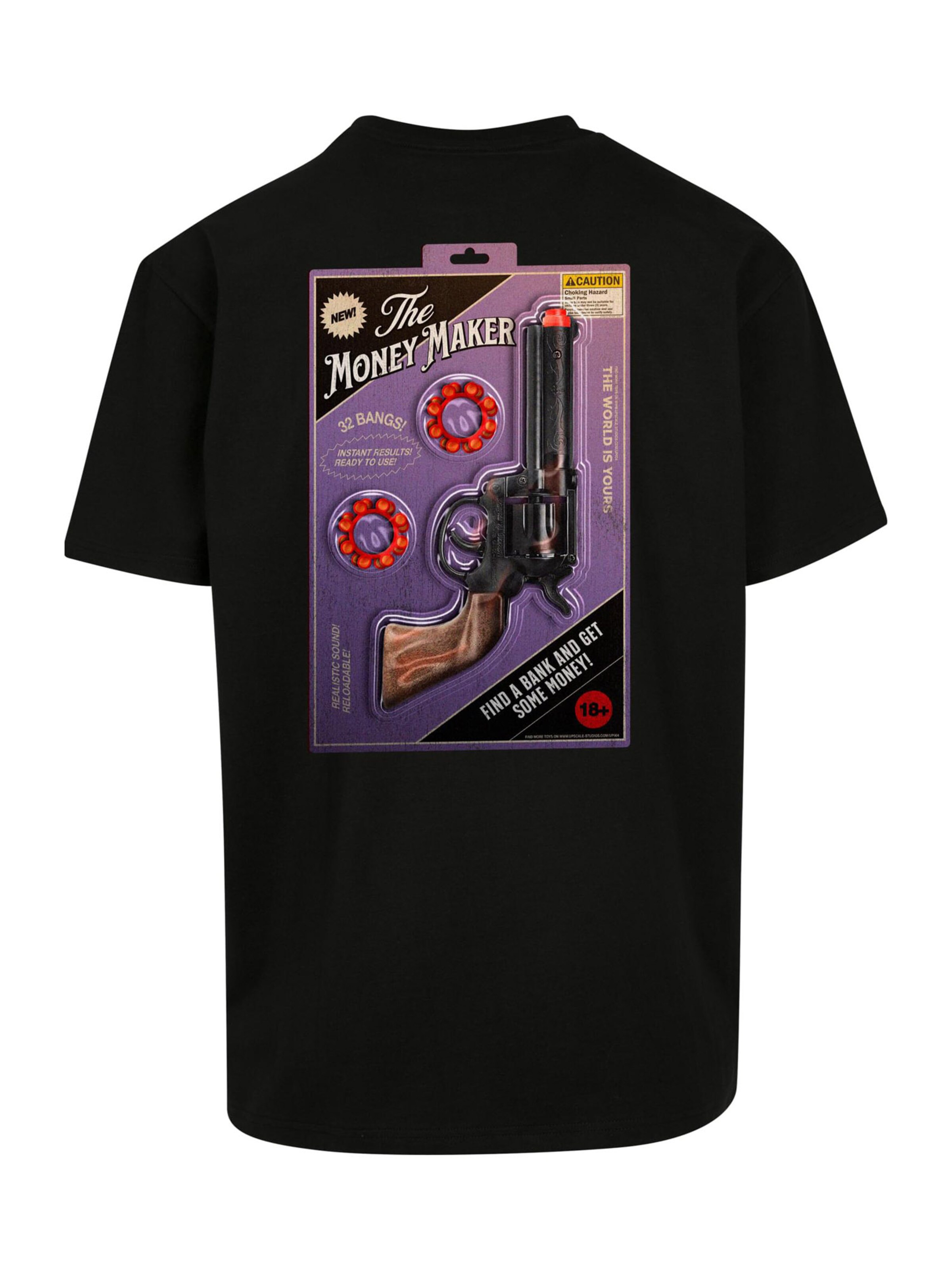 Maglietta 'Money Maker' di Mister Tee in nero