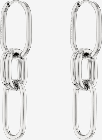 Boucles d'oreilles Liebeskind Berlin en argent : devant