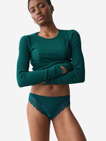Slip ' Red Label Lovely Micro ' TRIUMPH en vert : devant