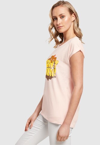 ABSOLUTE CULT T-Shirt 'Tom and Jerry - Don't Even' in Pink