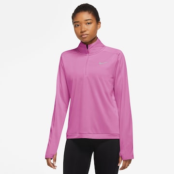 NIKE Funktionsshirt 'PACER' in Pink: Vorderseite