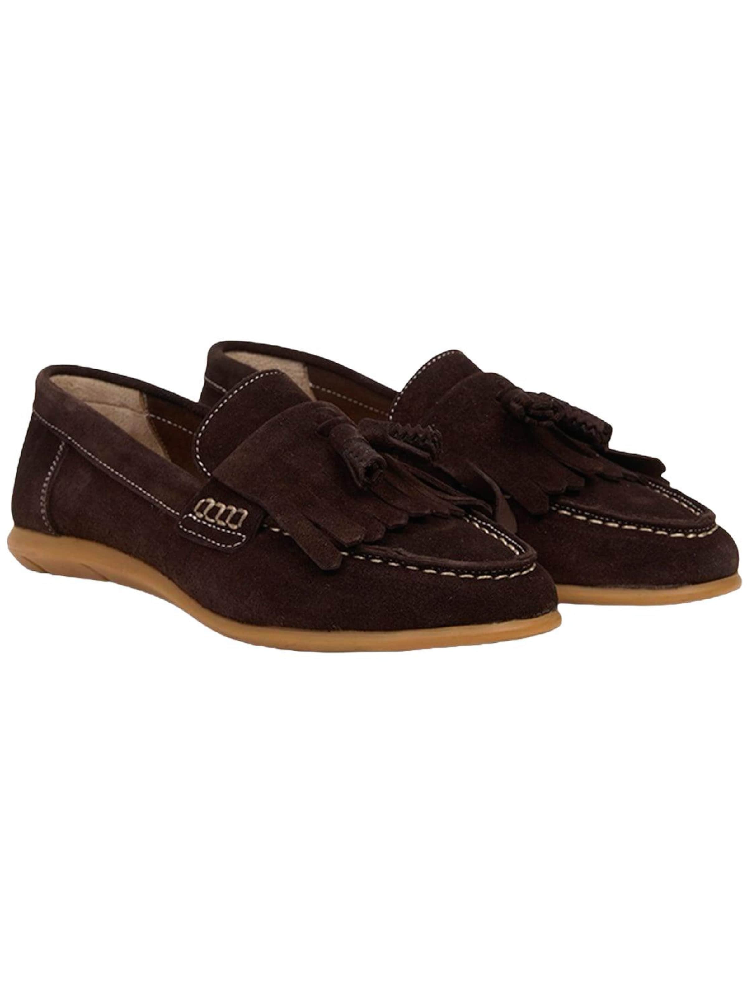 Desa Mocassin 'Slipper' en 40 en marron, Vue avec produit