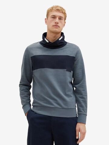 TOM TAILOR Sweatshirt in Blue