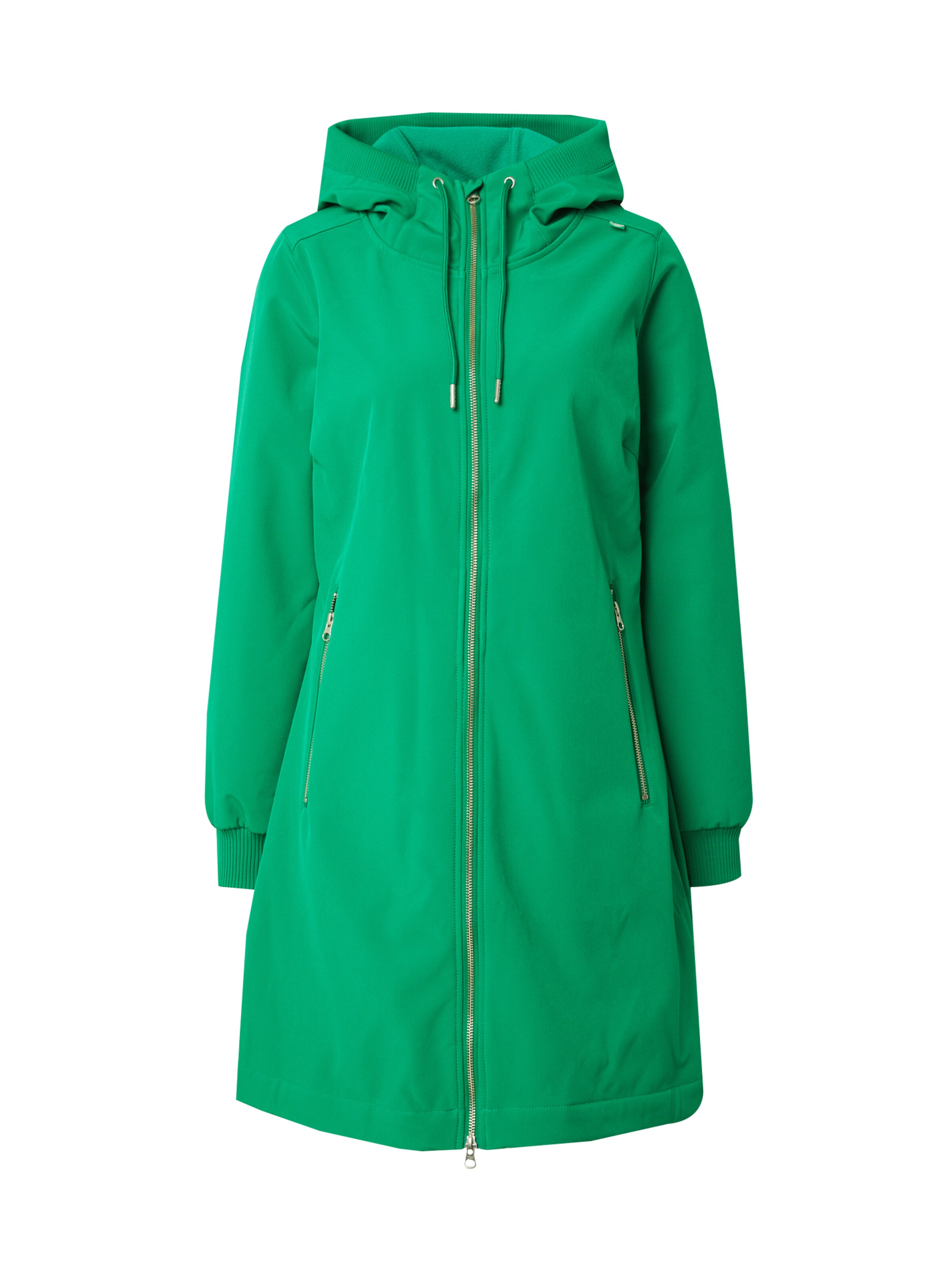 Danefae Преходно палто в зелено: отпред