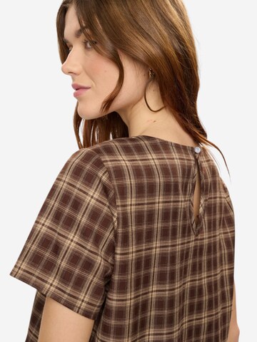 NÜMPH Bluse 'NUMARLIE BLOUSE' in Braun