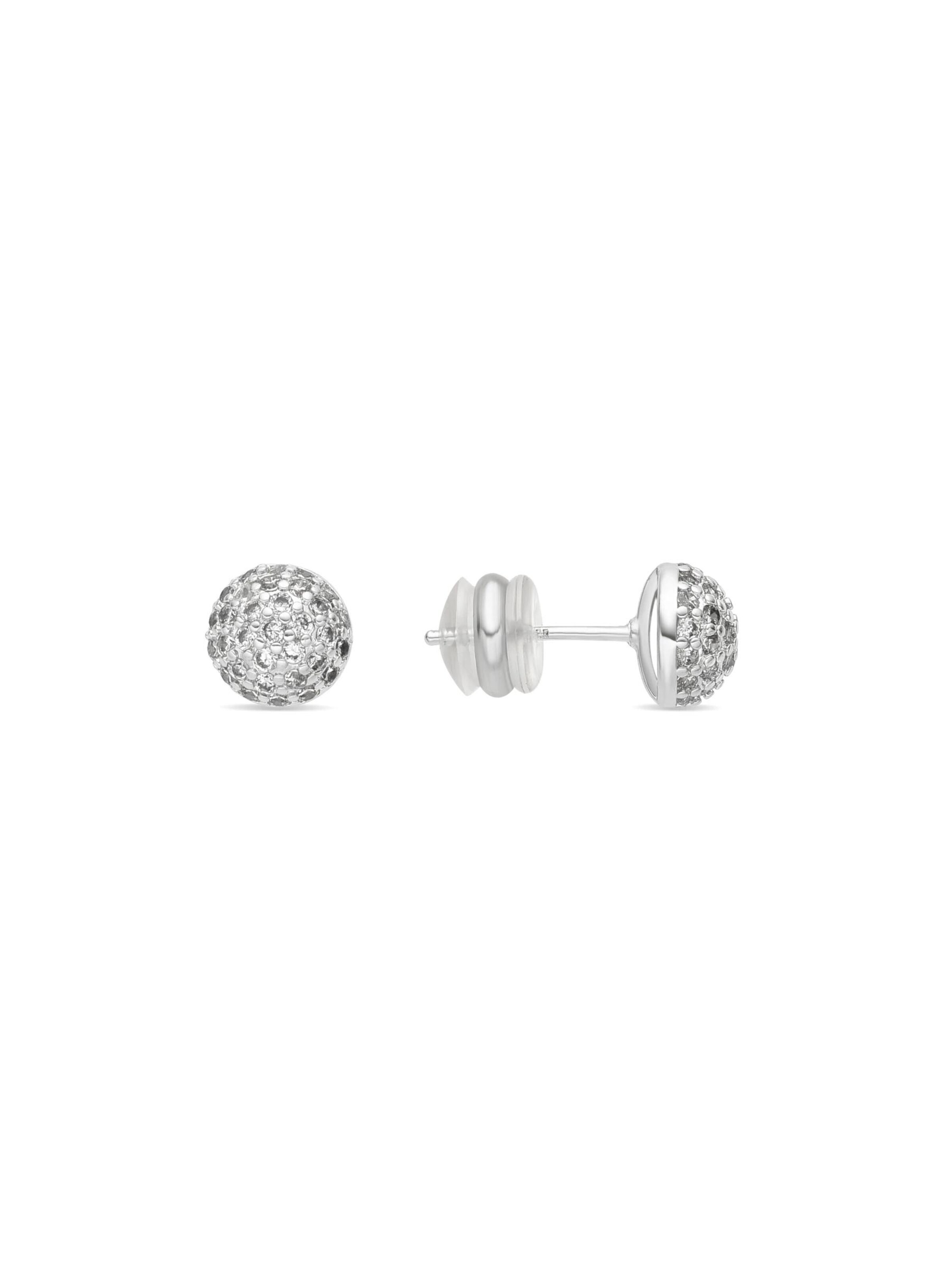 LUXBYLUX Earrings in Silver: front