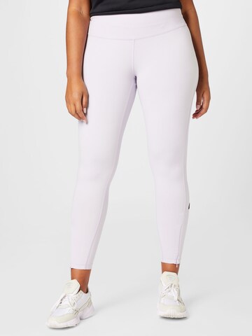 ADIDAS SPORTSWEAR Skinny Sportbroek in Lila: voorkant