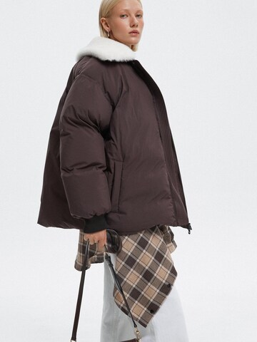 Estro Between-season jacket '11332' in Brown