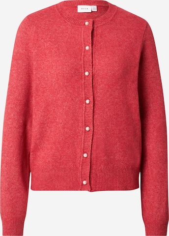 VILA Knit cardigan 'VISALSA' in Red: front