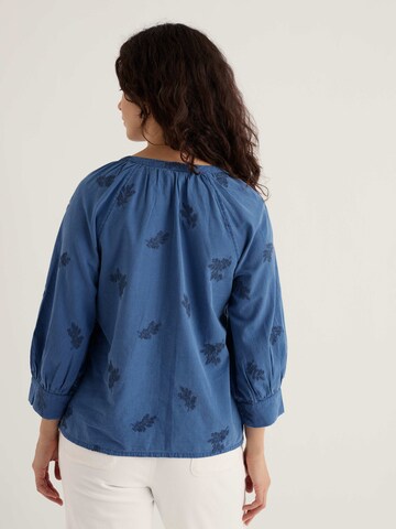 Seasalt Cornwall Bluzka 'Moor Grass' w kolorze niebieski