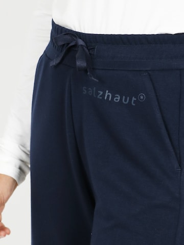 salzhaut Loosefit Broek 'Blühs' in Blauw