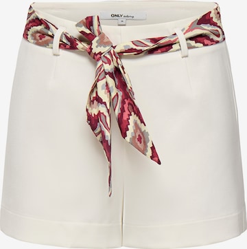 ONLY Regular Shorts 'ONLADORA' in Weiß: Vorderseite