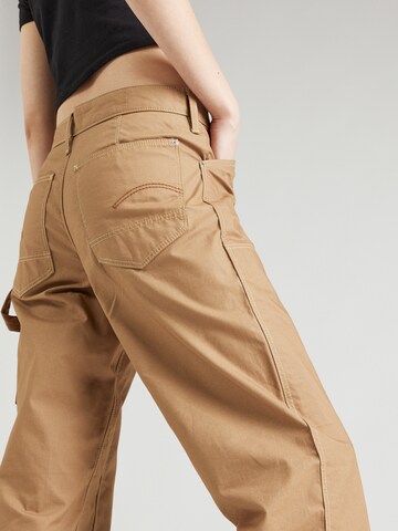 G-Star RAW Loosefit Hose 'Judee' in Braun