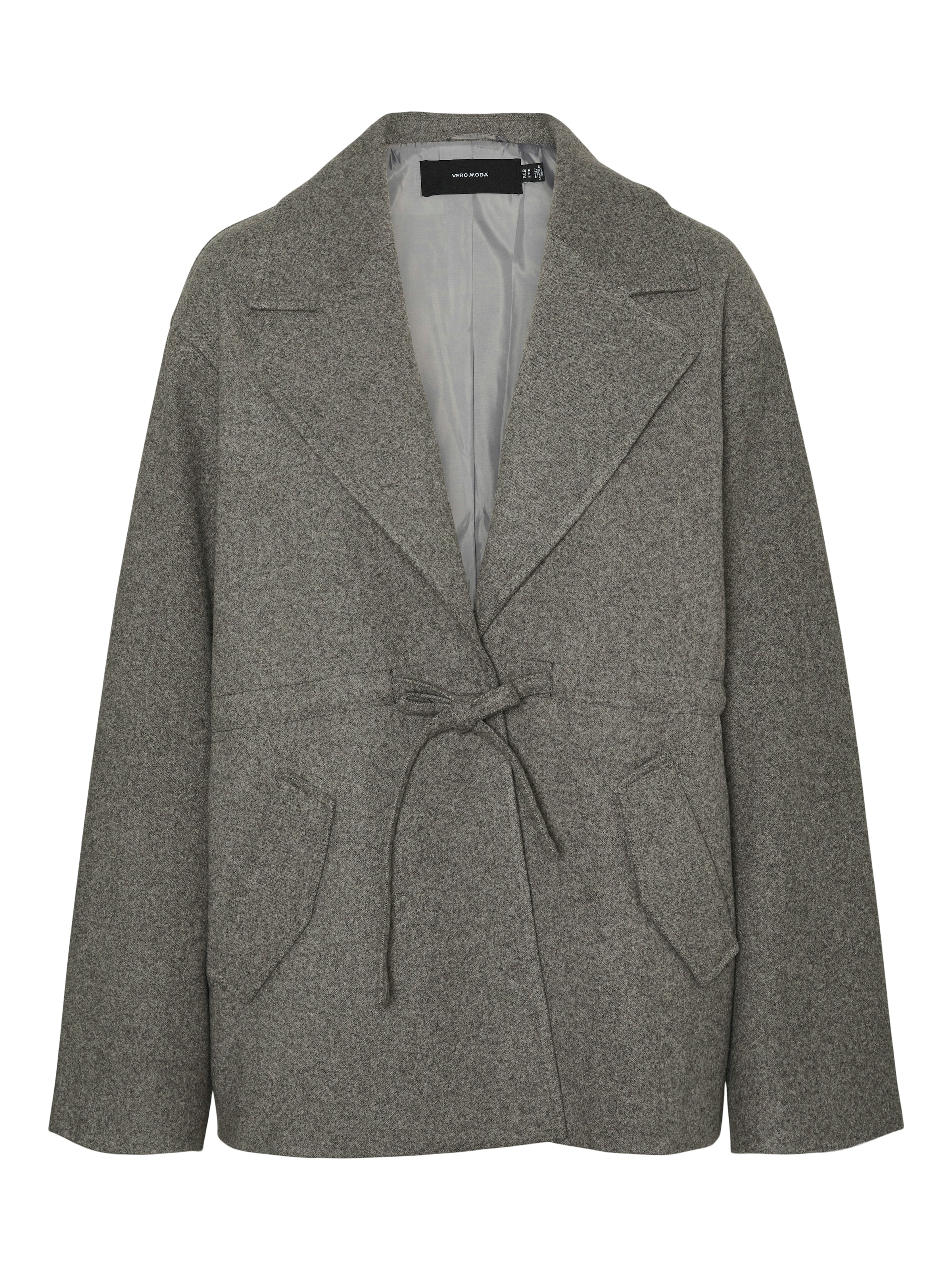 VERO MODAPrijelazna jakna 'VMIngrid' - siva boja: prednji dio