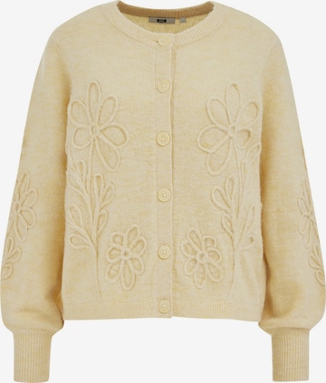 WE FashionKardigan - žuta boja: prednji dio