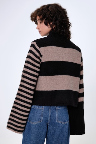 Aligne Sweater 'Grettel Chunky ' in Brown