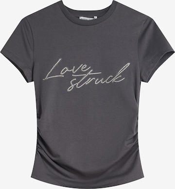 Maglietta di Bershka in grigio: frontale