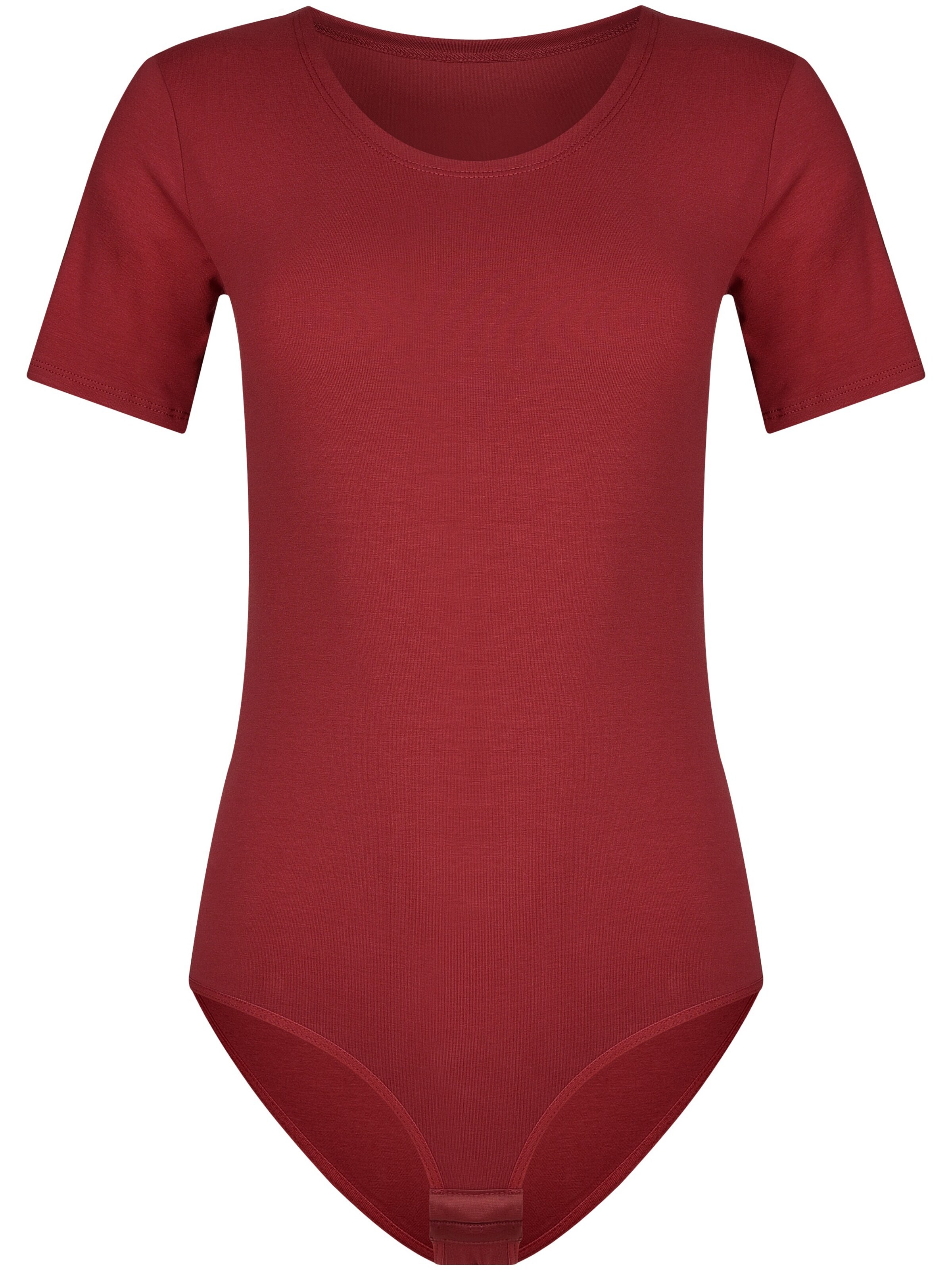 Evoni Bodysuit in Red: front