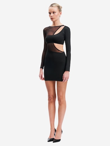 OW Collection Cocktailjurk in Zwart