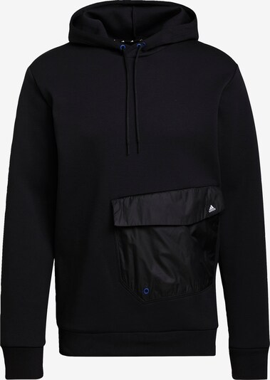 ADIDAS PERFORMANCE Sportsweatshirt in blau / schwarz / weiß, Produktansicht