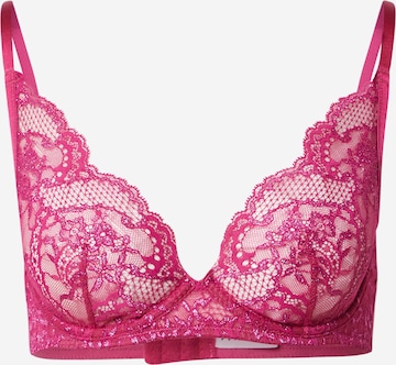 Hunkemöller - Push-up Soutien 'Reeva' em rosa: frente