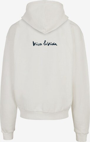 Merchcode Sweatshirt 'Viva La Vida' in Weiß
