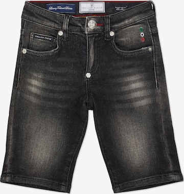 Jeans 'Mykonos' di Philipp Plein in nero: frontale