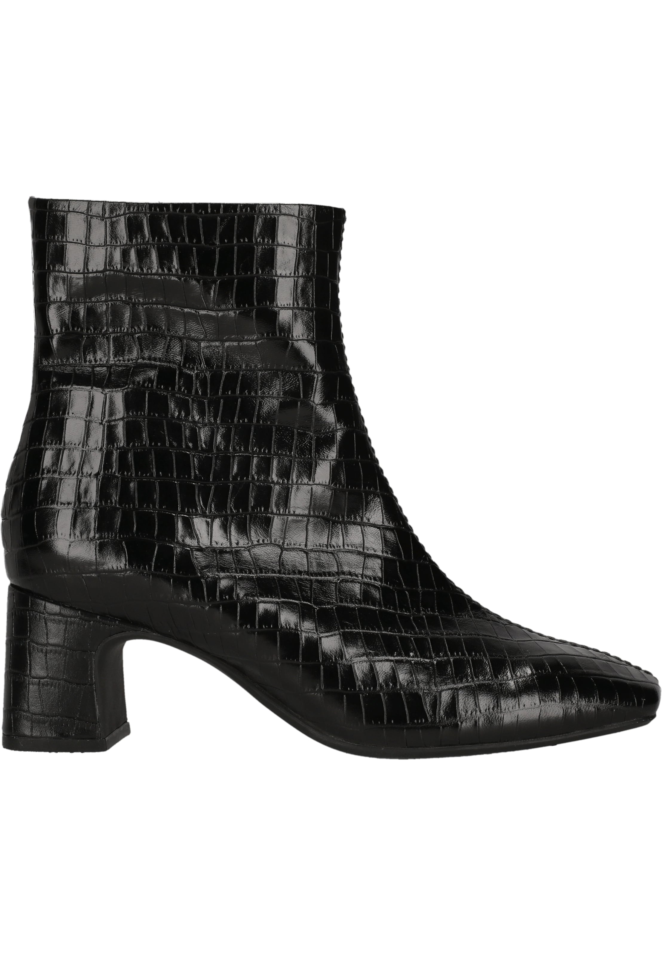 CLARKS Enkellaarsjes 'Fernie Zip' in Zwart