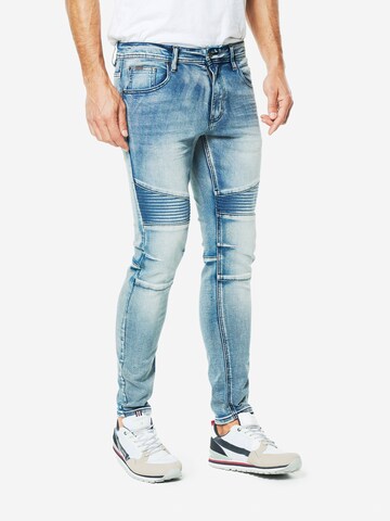 KOROSHI Slimfit Jeans i blå