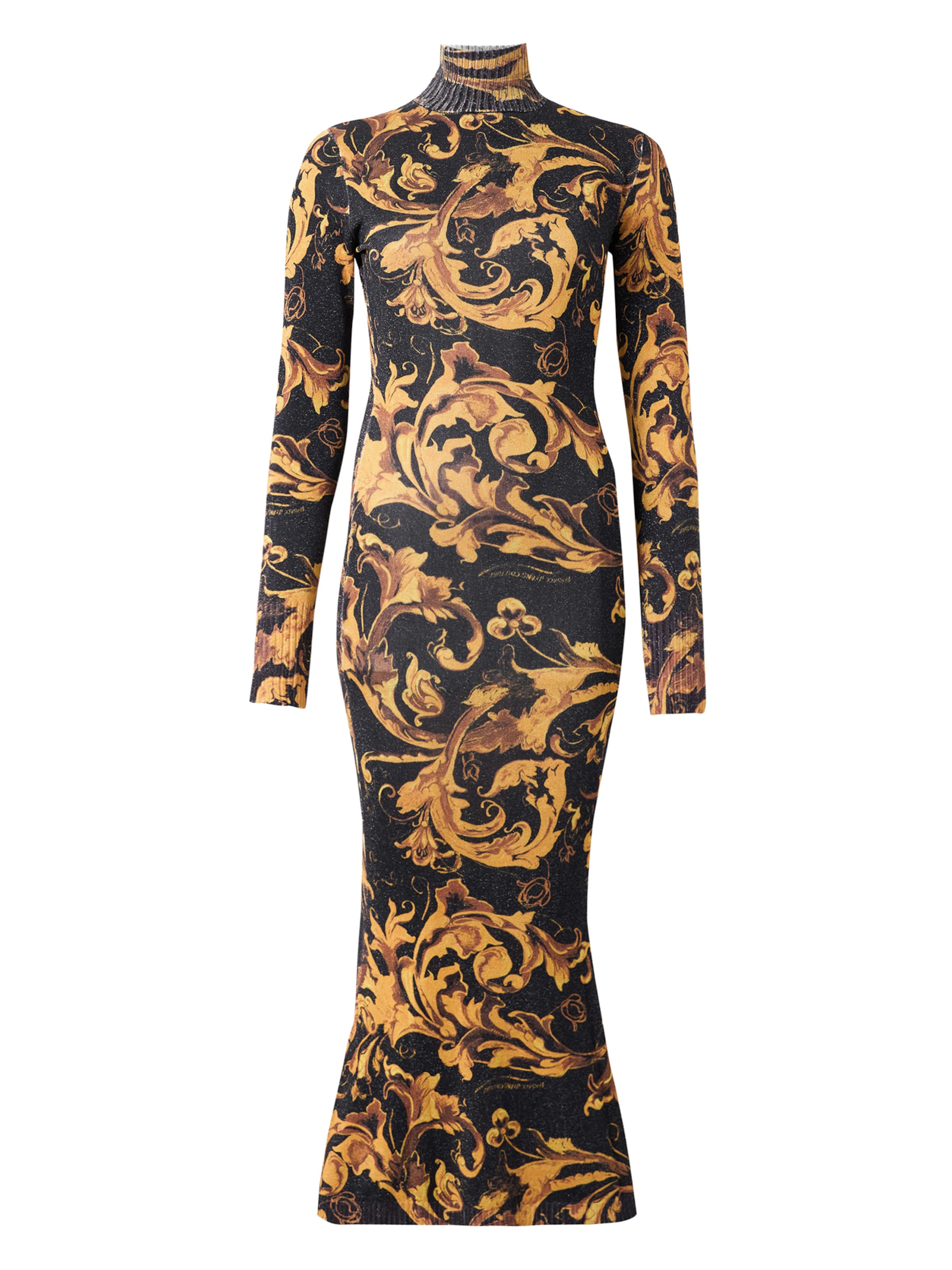 juoda Versace Jeans Couture Megzta suknelė: priekis