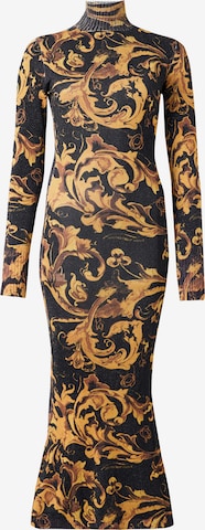 juoda Versace Jeans Couture Megzta suknelė: priekis