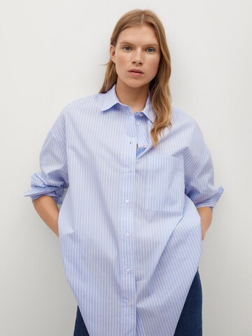 MANGO Bluse 'Jaidy' in Blau: Vorderseite