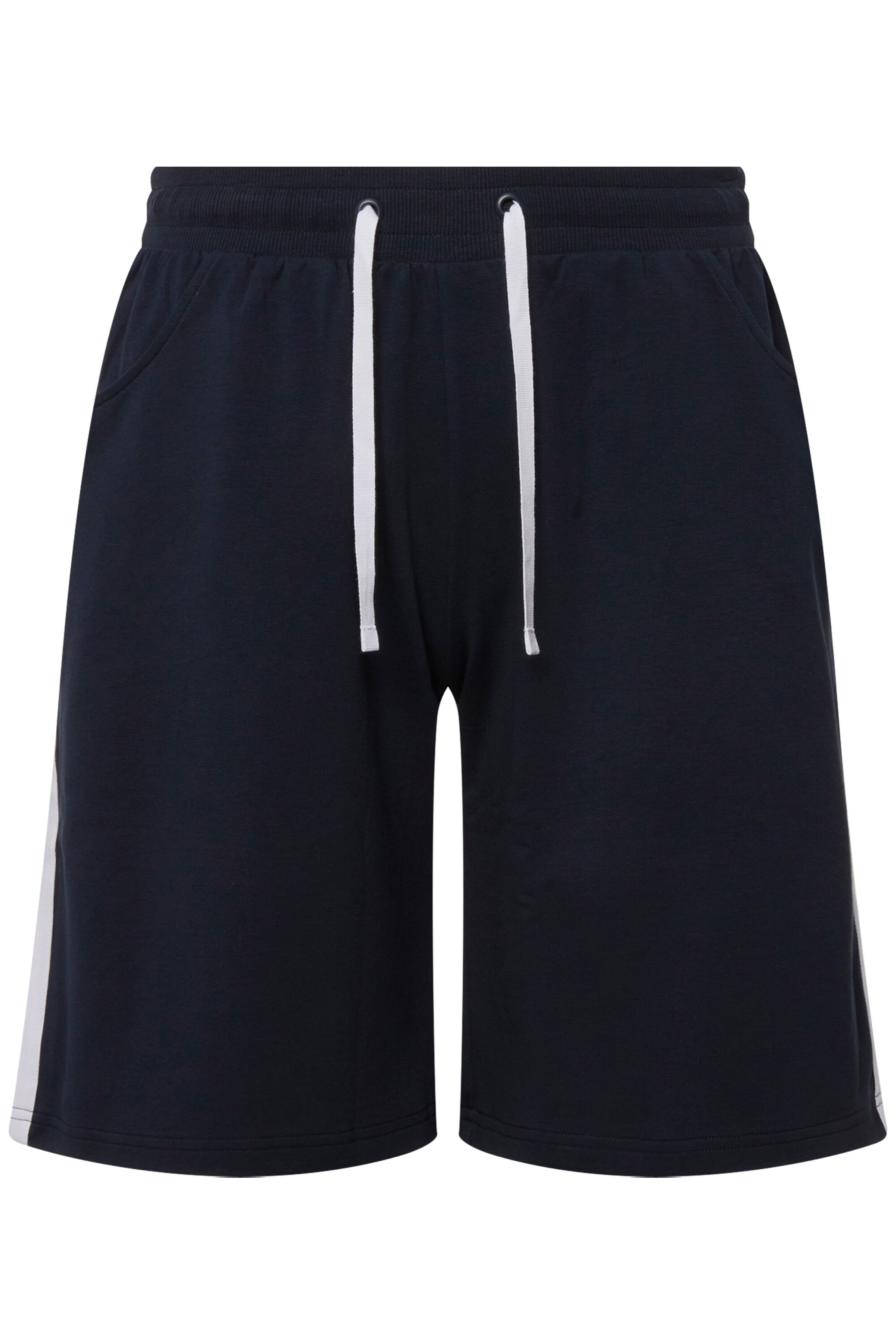 Ulla Popken Wide Leg Hose in Blau: Vorderseite