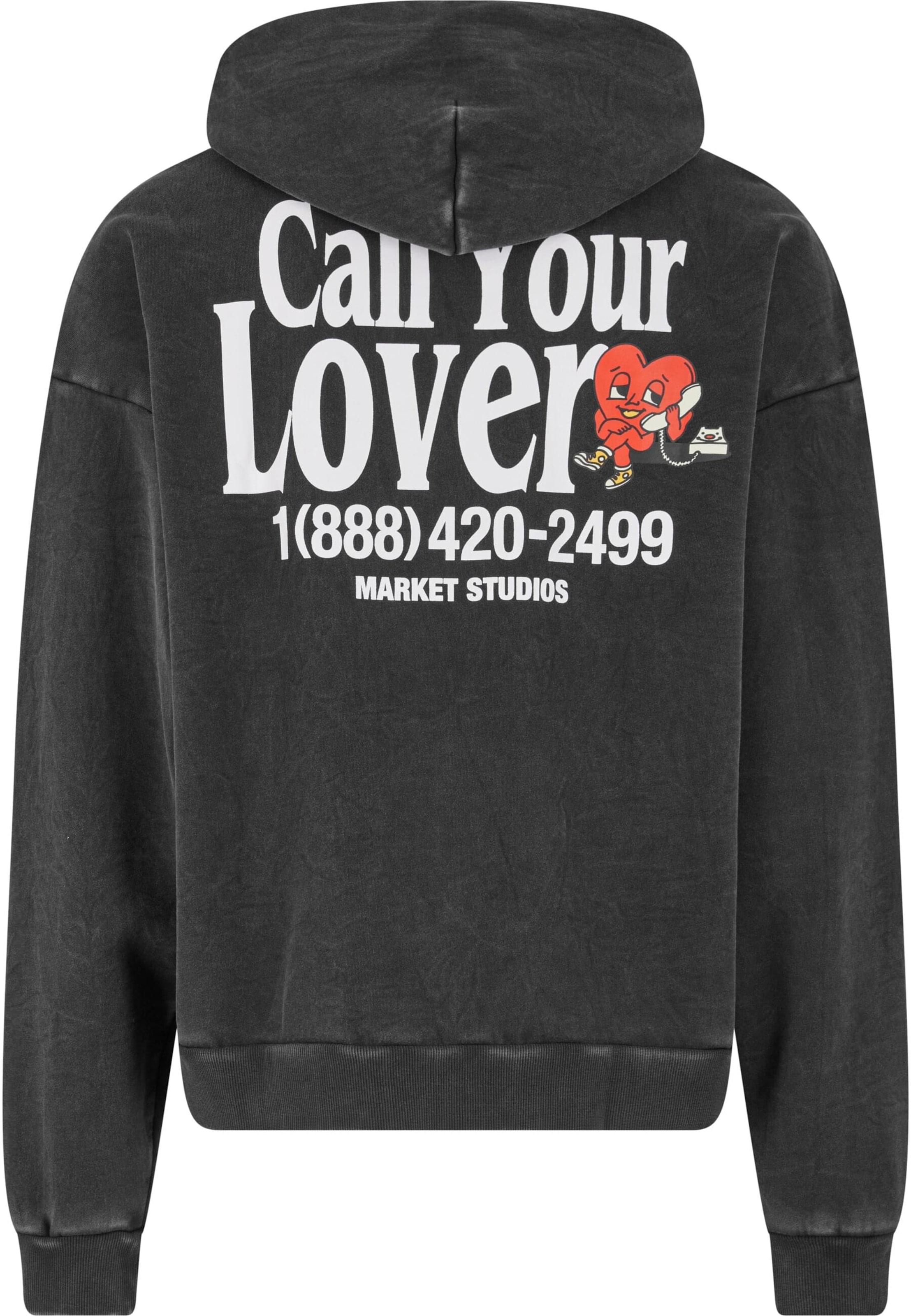 Sweat-shirt 'Call My Lover' MARKET en noir