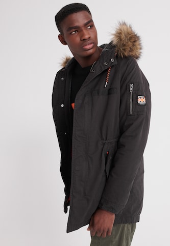 Veste d’hiver 'Mountain Rookie Aviator' Superdry en noir