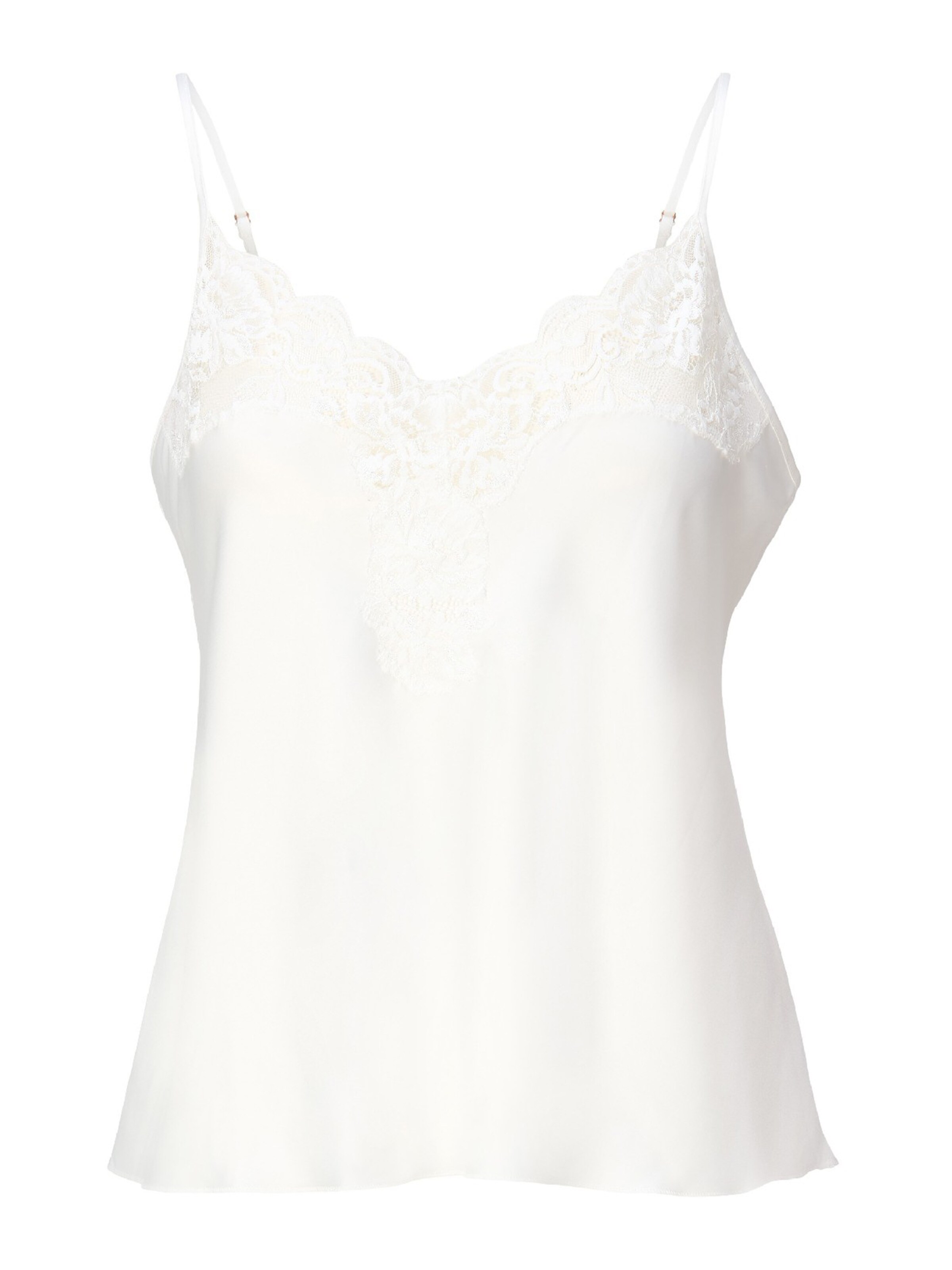 Camicia da notte di LingaDore in bianco: frontale