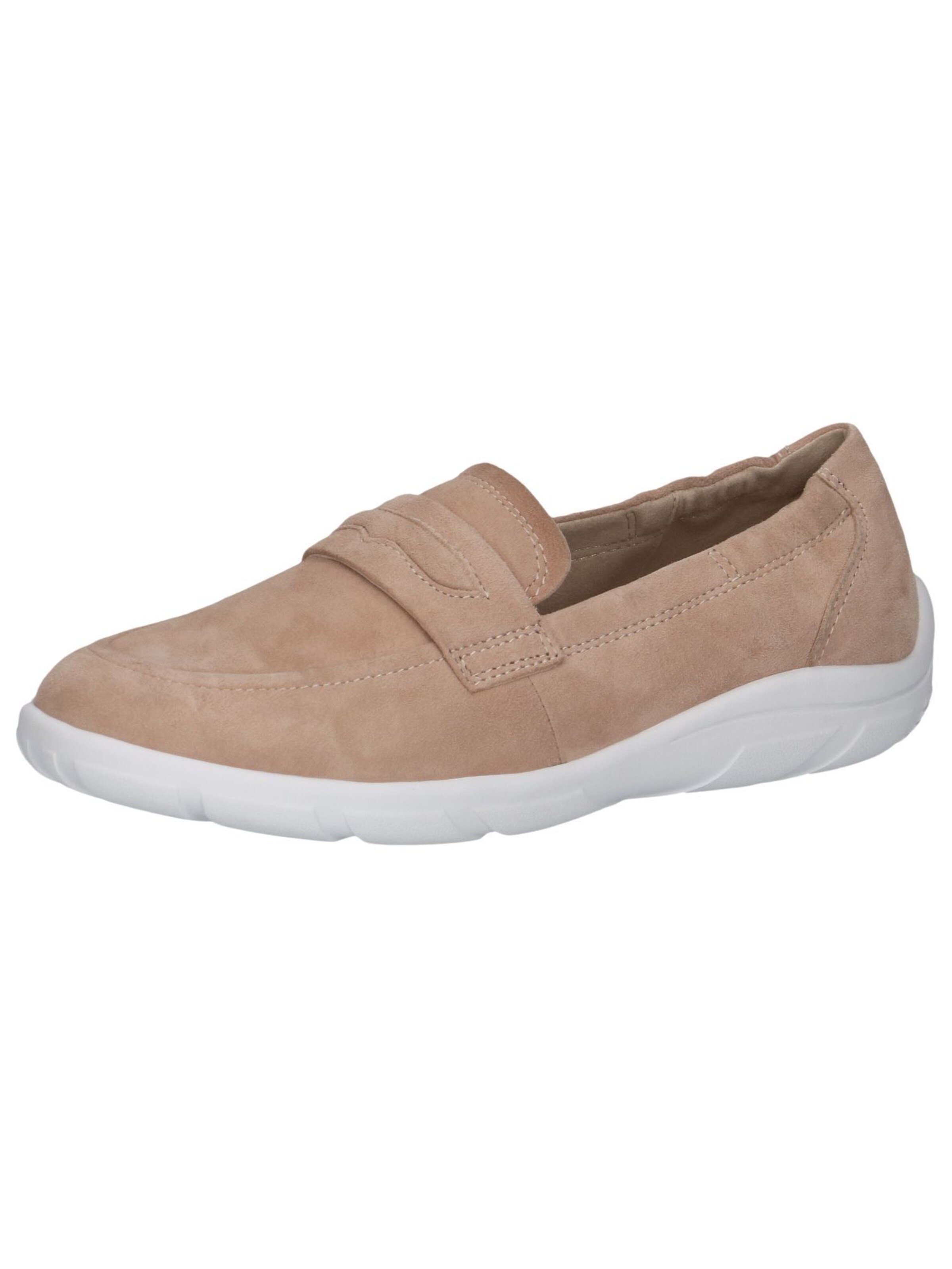 CAPRICE Classic Flats in Beige: front