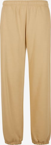 Pantalon Urban Classics en beige : devant