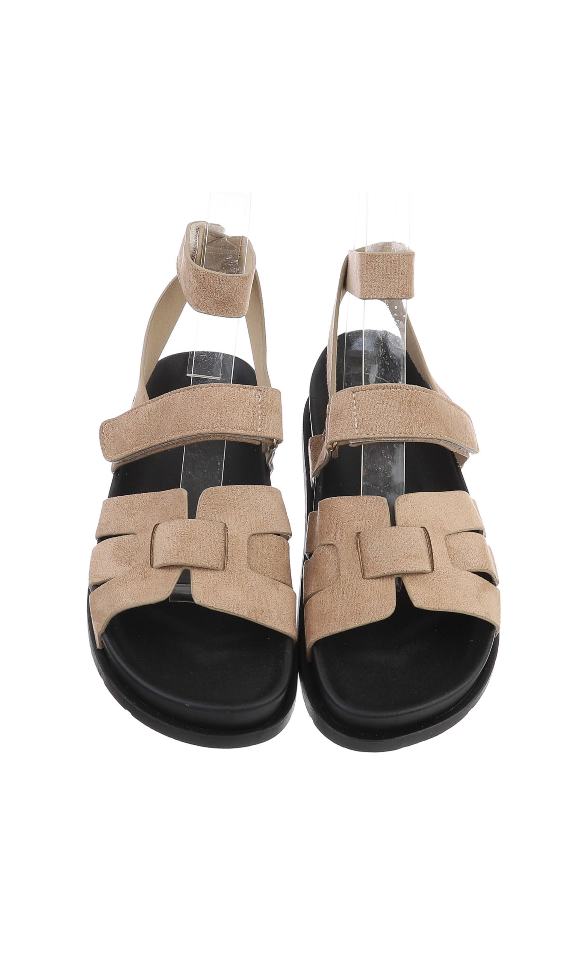 Ital-Design Strap Sandals in Beige