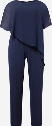 SWING Curve Jumpsuit in Blauw: voorkant